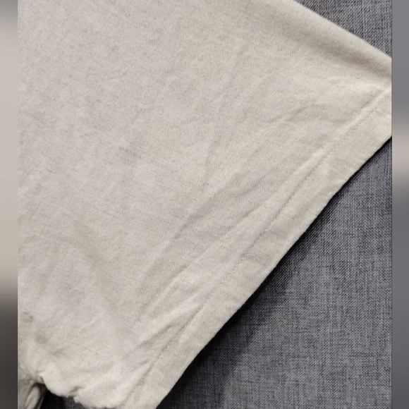 Avenue Linen Rayon Floral Eyelet Button Shirt Womens 26/28 Cream Coastal Grandma - Picture 4 of 8